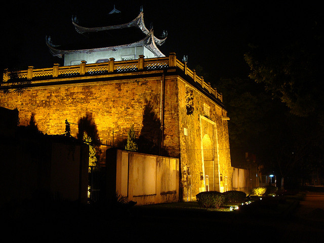 ハノイのタンロン皇城の中心区域