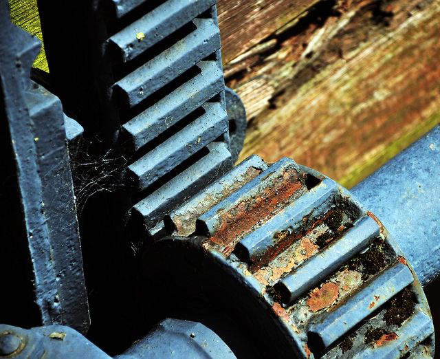 ダーウェント峡谷の工場群