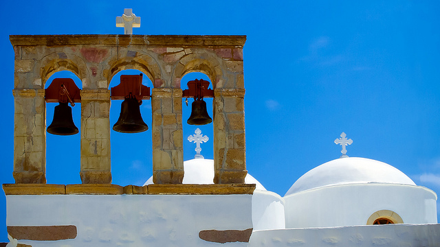 パトモス島の“神学者”聖ヨハネ修道院と黙示録の洞窟の歴史地区（コーラ）