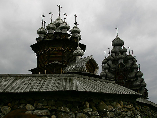 キジ島の木造教会